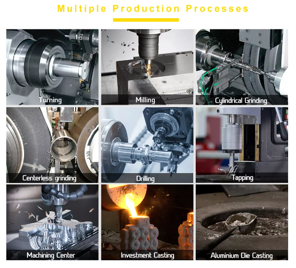múltiples processos de producció